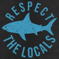 Respect The Locals Warning Shark Week Cool Comfort Performance Bucket Hat