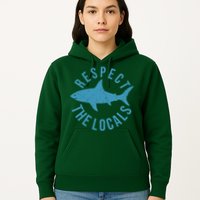 Respect The Locals Warning Shark Week Hoodie
