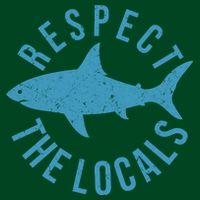 Respect The Locals Warning Shark Week Premium T-Shirt