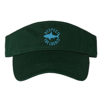 Respect The Locals Warning Shark Week Visor