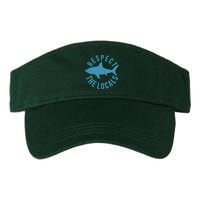 Respect The Locals Warning Shark Week Visor