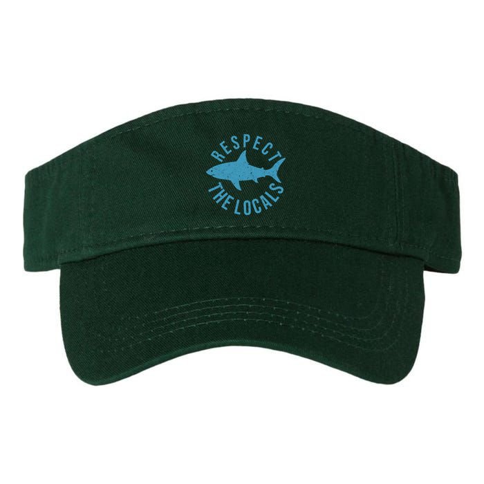 Respect The Locals Warning Shark Week Visor