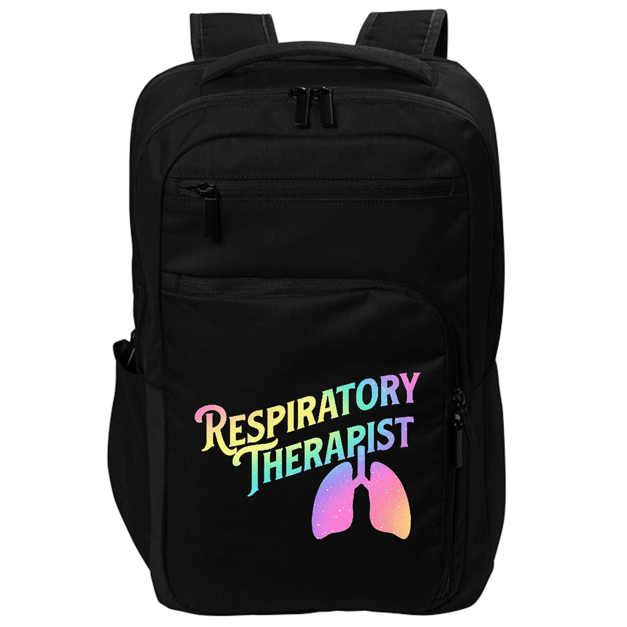 Respiratory Therapist Lung Therapy Pulmonology Nurse Week Impact Tech Backpack