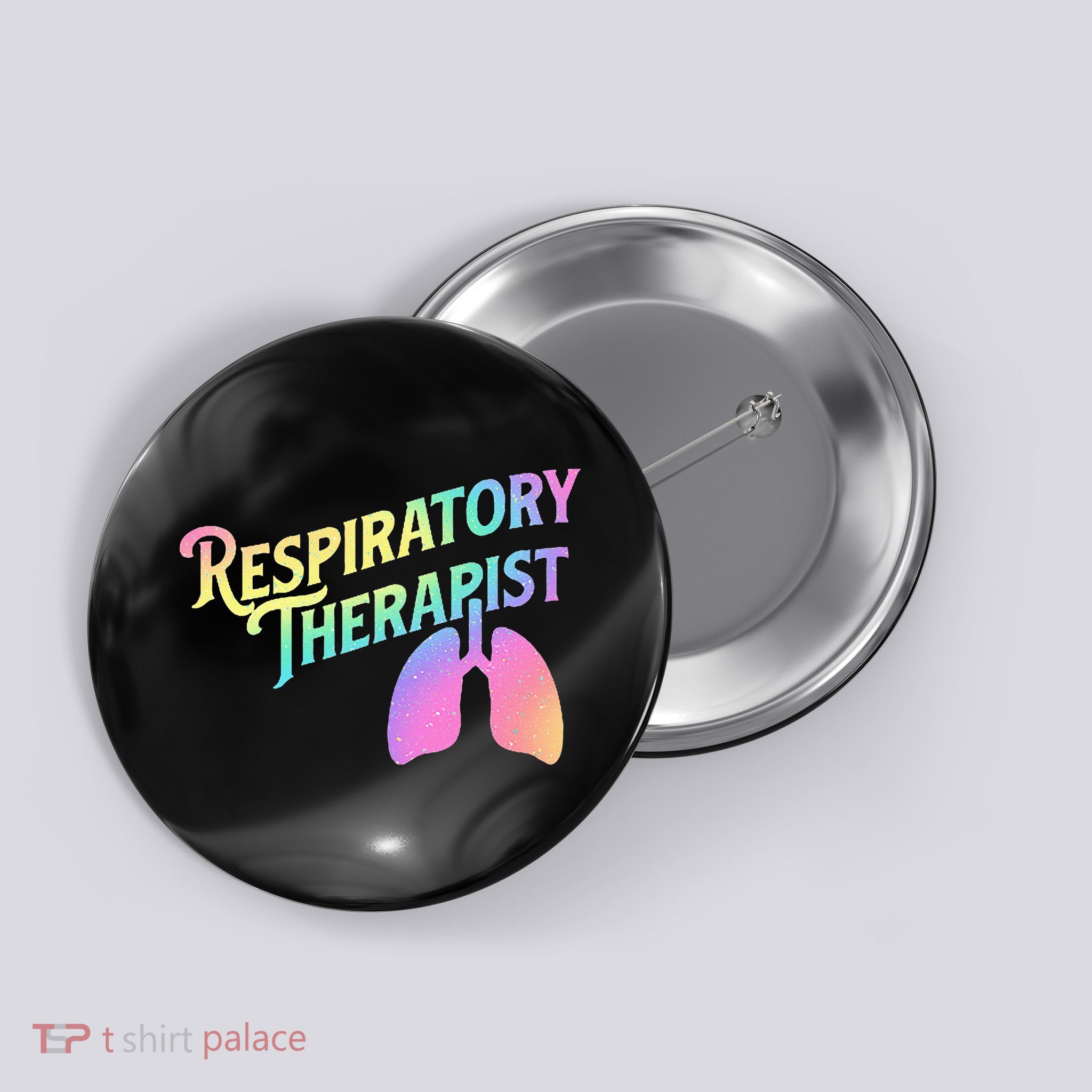 Respiratory Therapist Lung Therapy Pulmonology Nurse Week Button