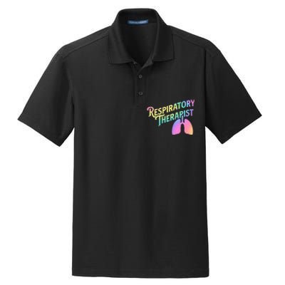 Respiratory Therapist Lung Therapy Pulmonology Nurse Week Dry Zone Grid Polo