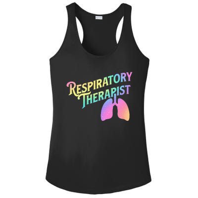 Respiratory Therapist Lung Therapy Pulmonology Nurse Week Ladies PosiCharge Competitor Racerback Tank