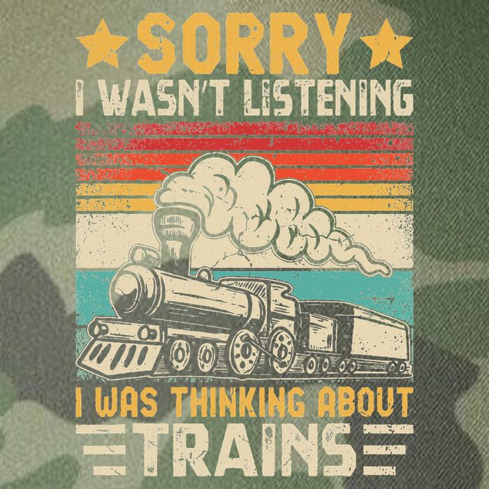 Retro Train Lover Model Railroad Conductor Funny Train Legacy Tie Dye Trucker Hat