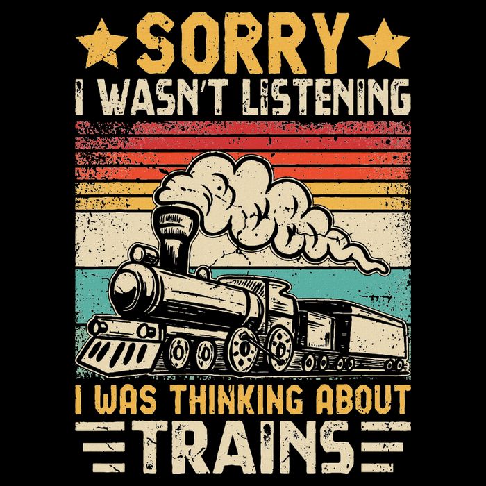 Retro Train Lover Model Railroad Conductor Funny Train 16 in Basic Backpack