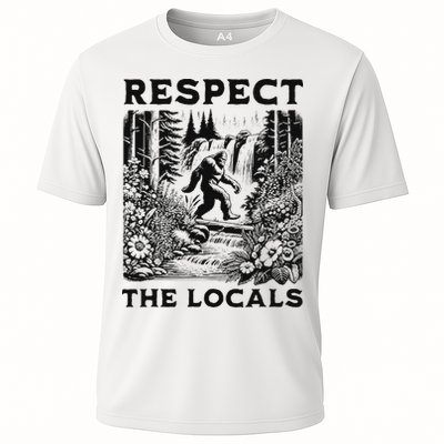 Respect The Locals Sasquatch Cooling Performance Crew T-Shirt