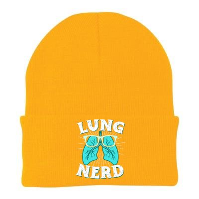 Respiratory Therapist Lung Nerd RRT CRT RT Pulmonologist Knit Cap Winter Beanie