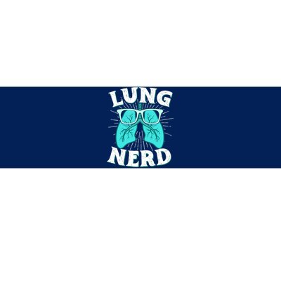 Respiratory Therapist Lung Nerd RRT CRT RT Pulmonologist Bumper Sticker