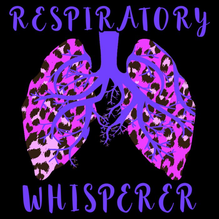 Respiratory Therapist Leopard Lung Whisperer Doctor Gift Impact Tech Backpack