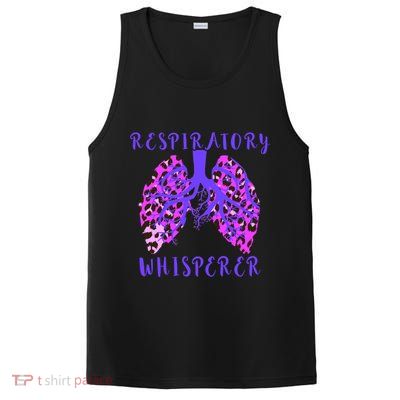 Respiratory Therapist Leopard Lung Whisperer Doctor Gift PosiCharge Competitor Tank