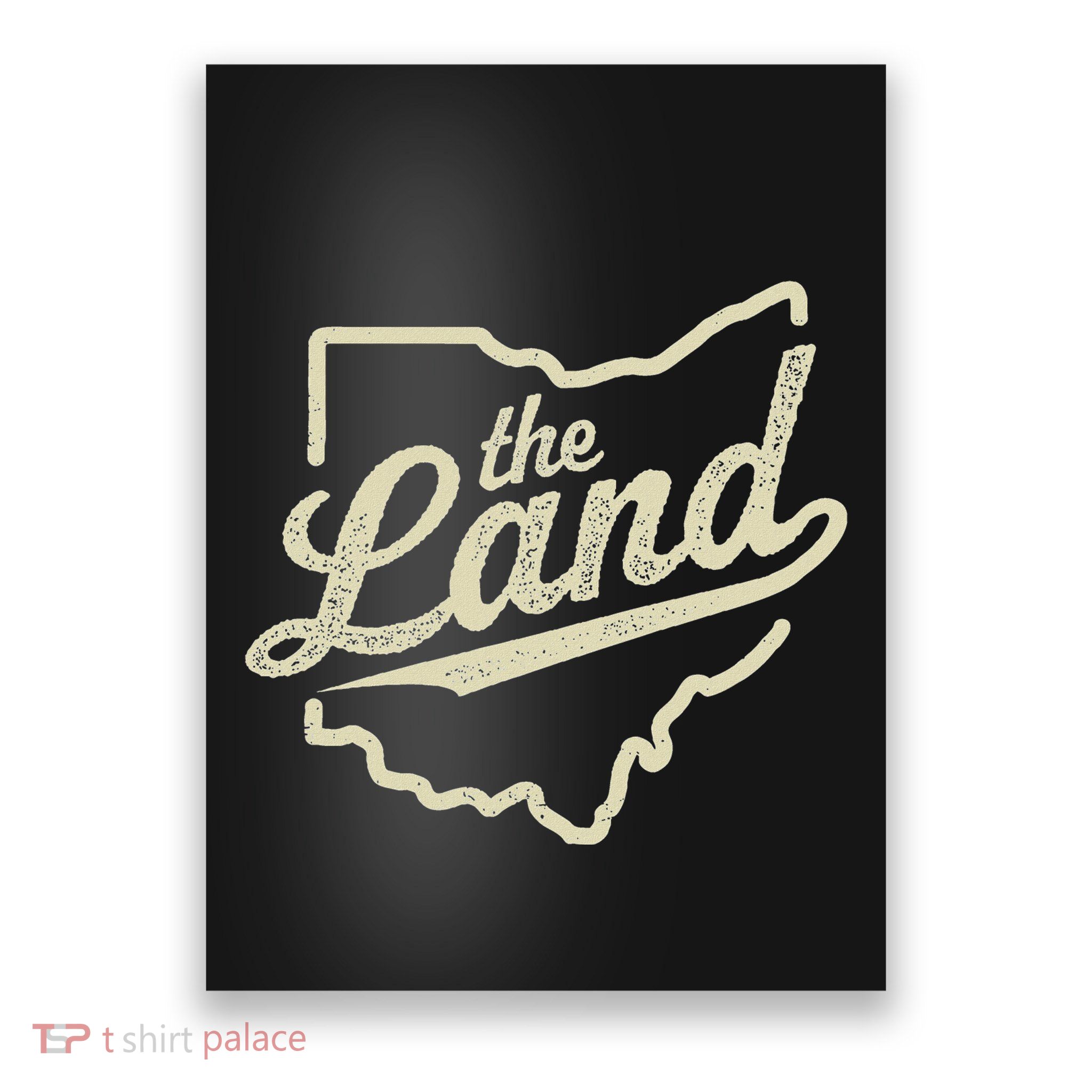 Retro The Land Cleveland Ohio Classic Throwback Souvenir Poster