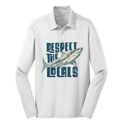 Respect The Locals Silk Touch Performance Long Sleeve Polo