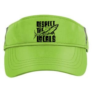 Respect The Locals Adult Drive Performance Visor