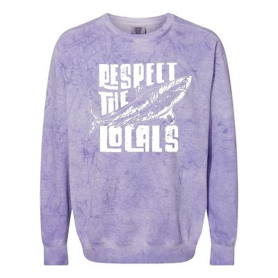 Respect The Locals Colorblast Crewneck Sweatshirt