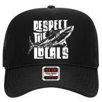 Respect The Locals High Crown Mesh Back Trucker Hat