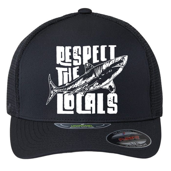 Respect The Locals Flexfit Unipanel Trucker Cap