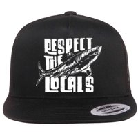 Respect The Locals Flat Bill Trucker Hat