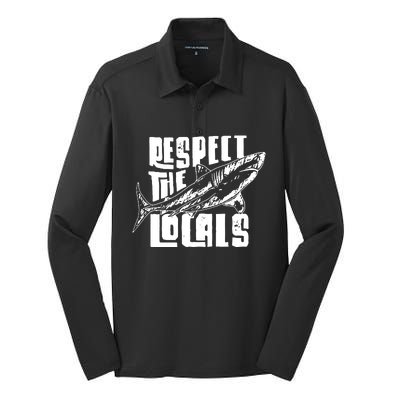 Respect The Locals Silk Touch Performance Long Sleeve Polo