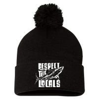 Respect The Locals Pom Pom 12in Knit Beanie