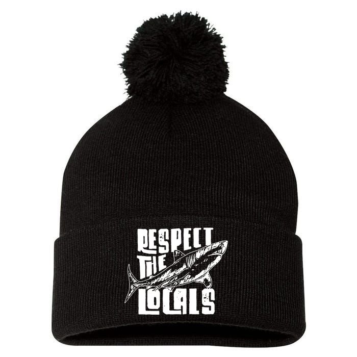 Respect The Locals Pom Pom 12in Knit Beanie