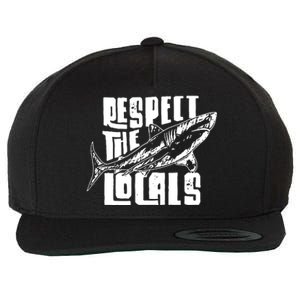 Respect The Locals Wool Snapback Cap