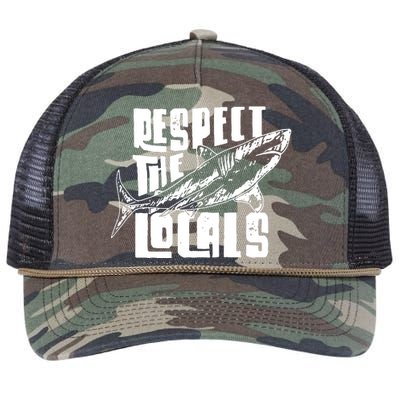 Respect The Locals Retro Rope Trucker Hat Cap