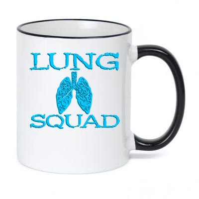 Respiratory Therapist Lung Squad Respiratory Therapy Team Gift 11oz Black Color Changing Mug