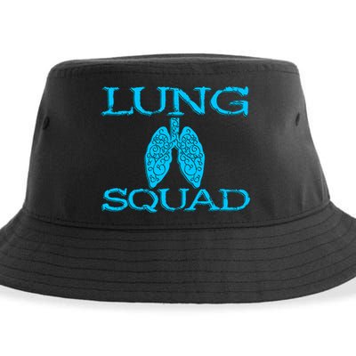 Respiratory Therapist Lung Squad Respiratory Therapy Team Gift Sustainable Bucket Hat