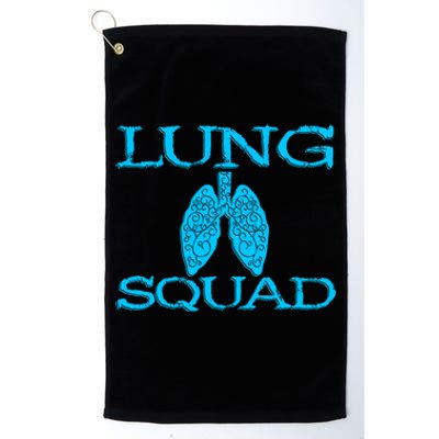 Respiratory Therapist Lung Squad Respiratory Therapy Team Gift Platinum Collection Golf Towel