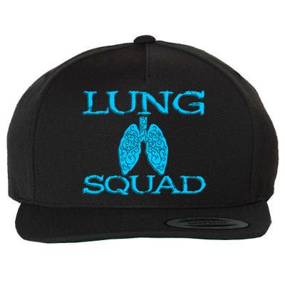 Respiratory Therapist Lung Squad Respiratory Therapy Team Gift Wool Snapback Cap