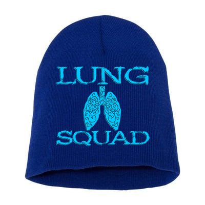 Respiratory Therapist Lung Squad Respiratory Therapy Team Gift Short Acrylic Beanie
