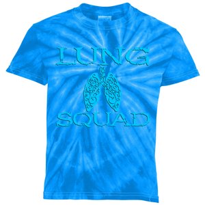 Respiratory Therapist Lung Squad Respiratory Therapy Team Gift Kids Tie-Dye T-Shirt