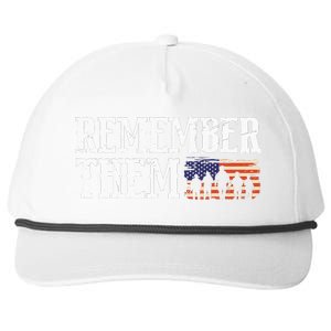 Remember Them Memorial Day Fallen Veterans Snapback Five-Panel Rope Hat