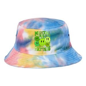 Retro Trippy Mental Health Matters Tie Dye Newport Bucket Hat