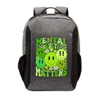 Retro Trippy Mental Health Matters Vector Backpack