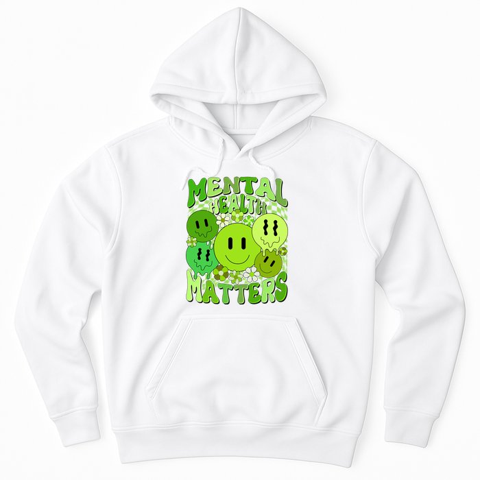 Retro Trippy Mental Health Matters Hoodie