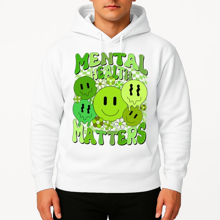 Retro Trippy Mental Health Matters Hoodie