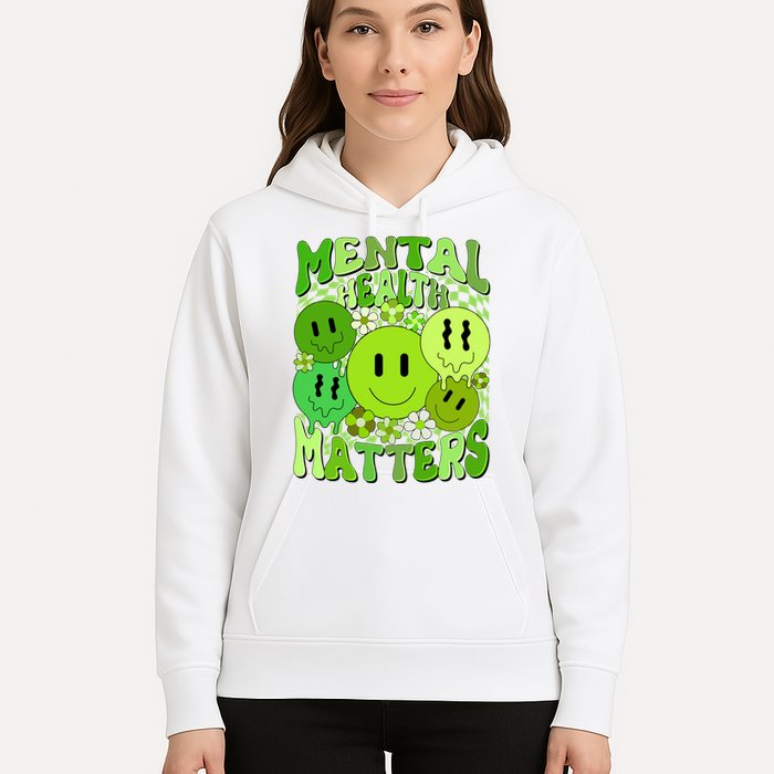 Retro Trippy Mental Health Matters Hoodie