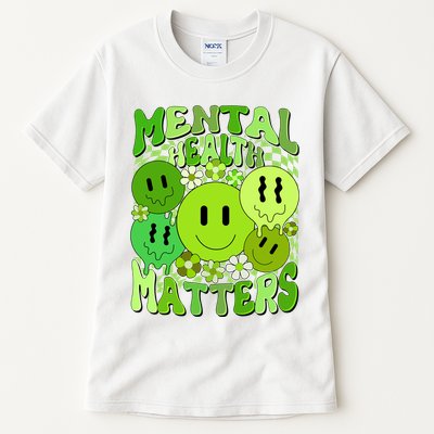 Retro Trippy Mental Health Matters Tall T-Shirt