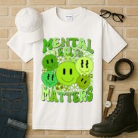 Retro Trippy Mental Health Matters Tall T-Shirt