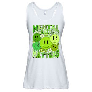 Retro Trippy Mental Health Matters Ladies Essential Flowy Tank