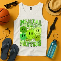 Retro Trippy Mental Health Matters Tank Top