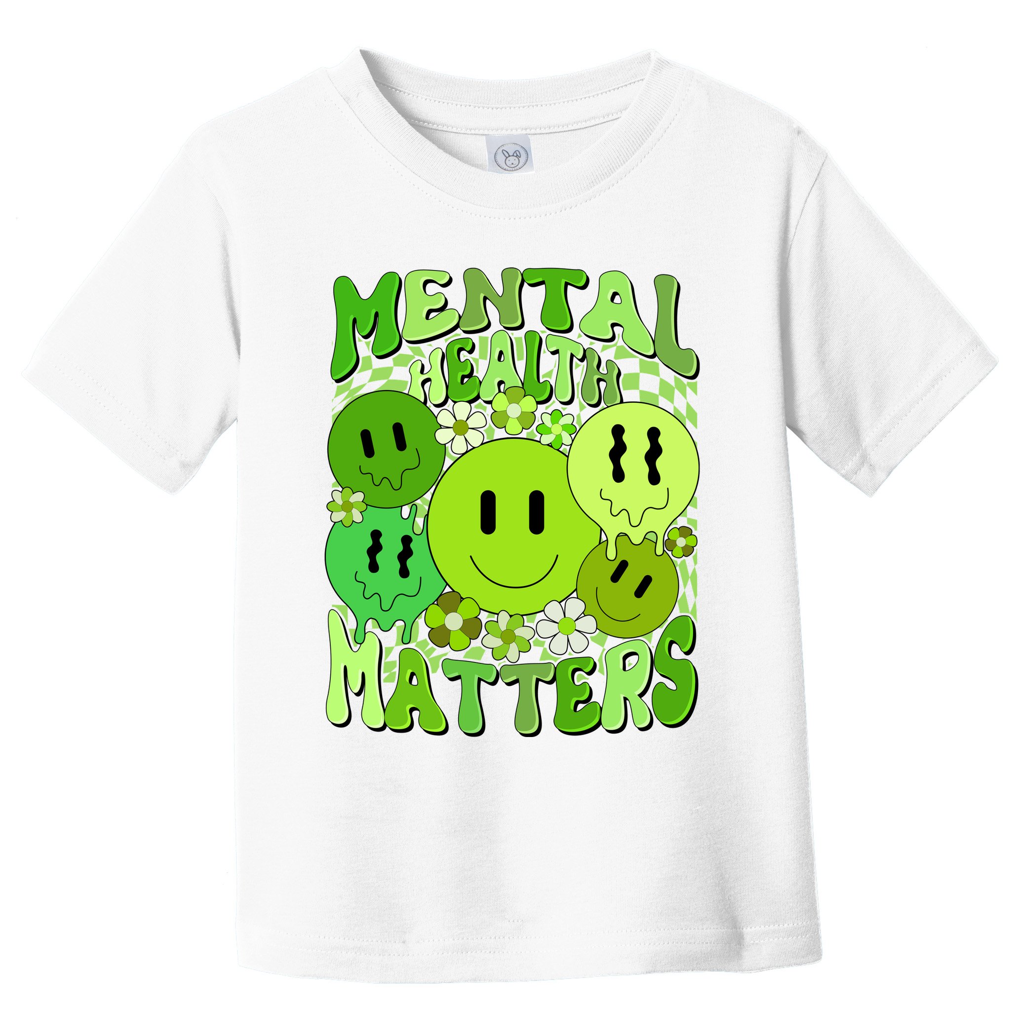 Retro Trippy Mental Health Matters Toddler T-Shirt