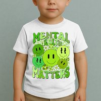 Retro Trippy Mental Health Matters Toddler T-Shirt