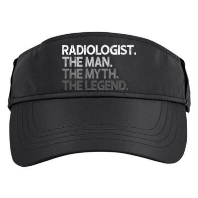 Radiologist The Myth Legend Gift Adult Drive Performance Visor