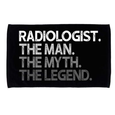 Radiologist The Myth Legend Gift Microfiber Hand Towel