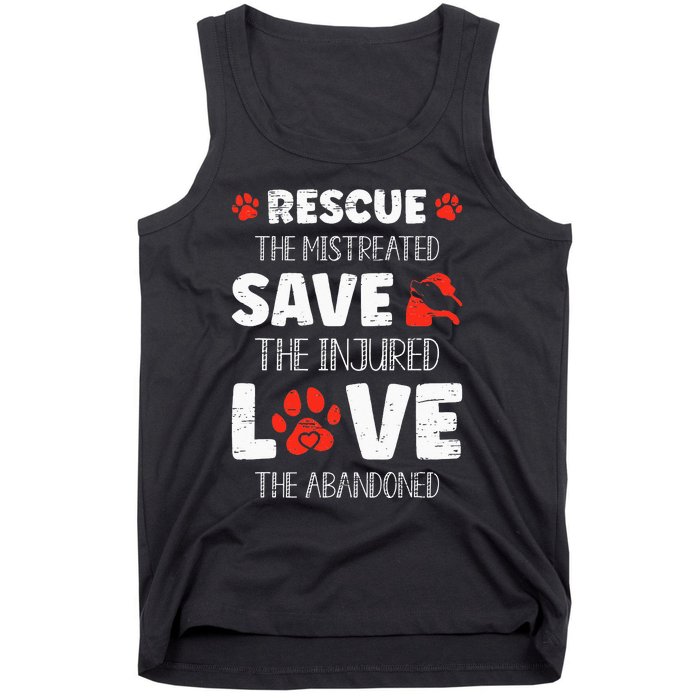 Rescue The Mistreated Tank Top